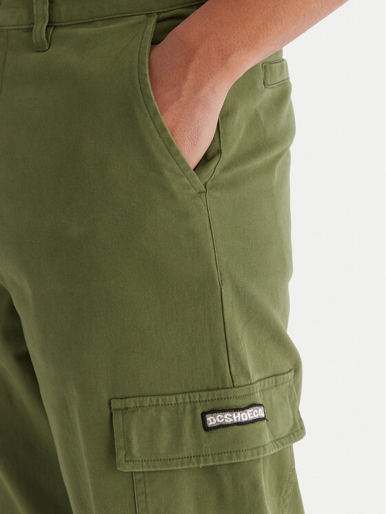 DC Shoes DC Shoes Cargo nadrág Worker Baggy Chino Cargo EDYNP03170 Zöld Relaxed Fit