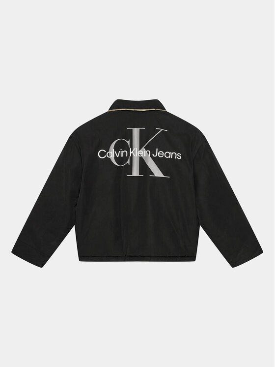 Calvin Klein Jeans Calvin Klein Jeans Μπουφάν μεταβατικό Skater IU0IU00541 Μαύρο Regular Fit