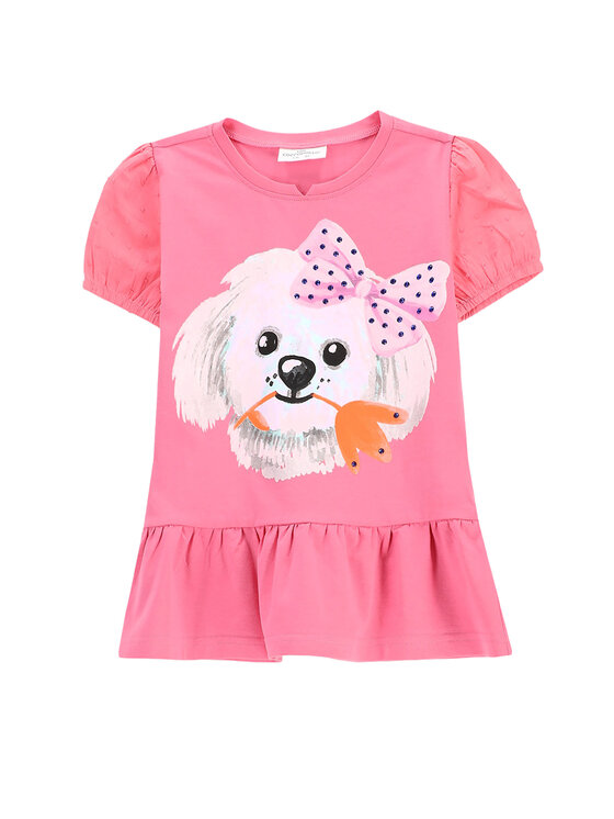 Coccodrillo Coccodrillo Tricou WC5143202FGK Roz Regular Fit