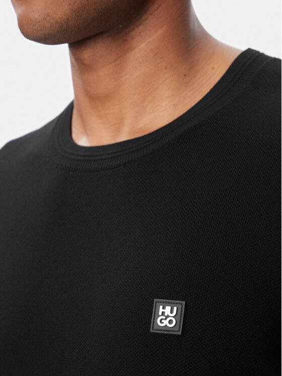 HUGO HUGO Пуловер Setallo 50564244 Черен Regular Fit