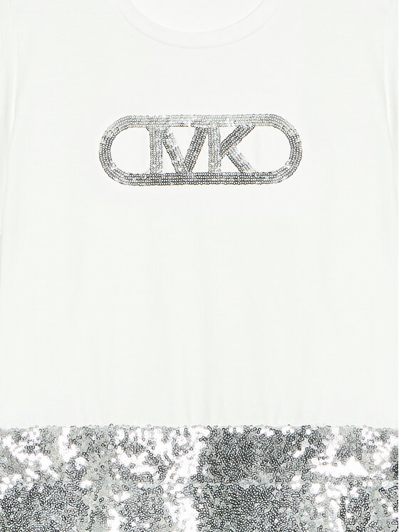 MICHAEL KORS KIDS MICHAEL KORS KIDS Vsakodnevna obleka R30173 D Srebrna Regular Fit