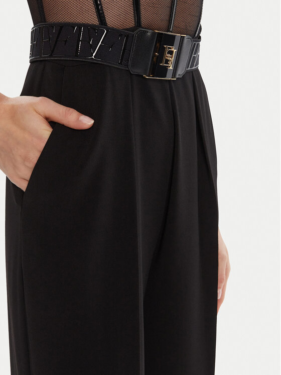 Elisabetta Franchi Elisabetta Franchi Ολόσωμη φόρμα TU-057-56E2 Μαύρο Regular Fit