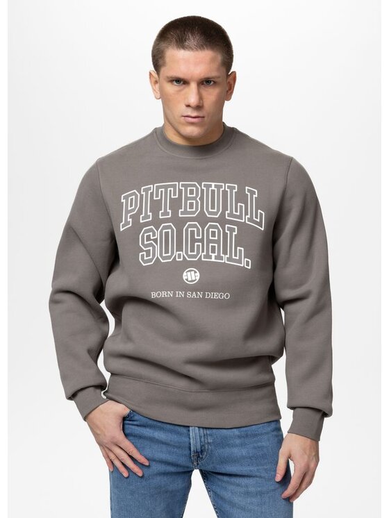 PITBULL PITBULL Bluza SO CAL Brązowy Regular Fit