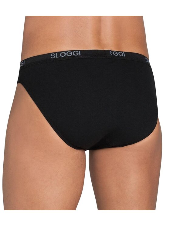 Sloggi Sloggi Slipy Sloggi Men 0004|Sloggi Men Basic Czarny