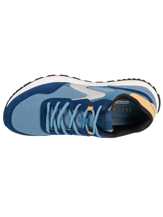 Skechers Skechers Sneakersy Fury - Fury Lace Low Niebieski