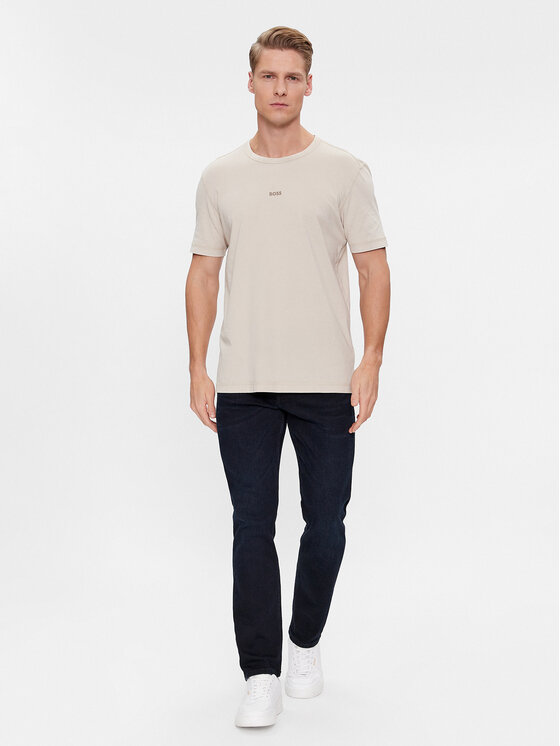 BOSS Boss T-shirt Tokks 50502173 Bež Regular Fit