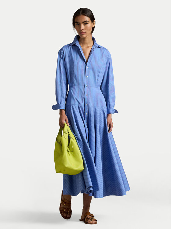 Polo Ralph Lauren Rochie tip cămașă 211A96356001 Albastru celest Regular Fit