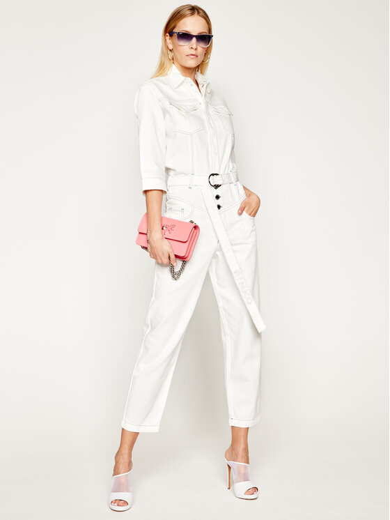 PINKO Pinko Kezeslábas Zena Tuta PE 20 PDEN 1J10EN Y641 Fehér Regular Fit