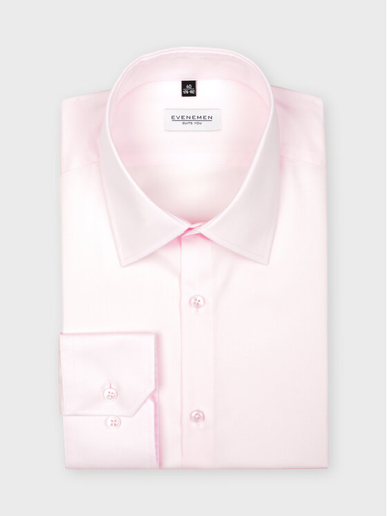 Evenemen Evenemen Koszula PLAIN SAP Różowy Slim Fit