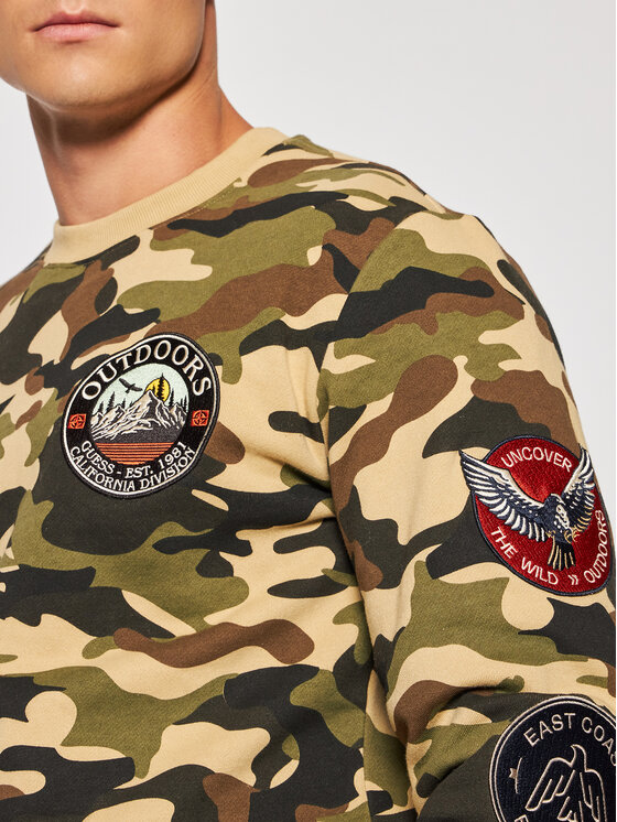 Felpa Camouflage M1YQ57 K9V31 Multicolore Regular