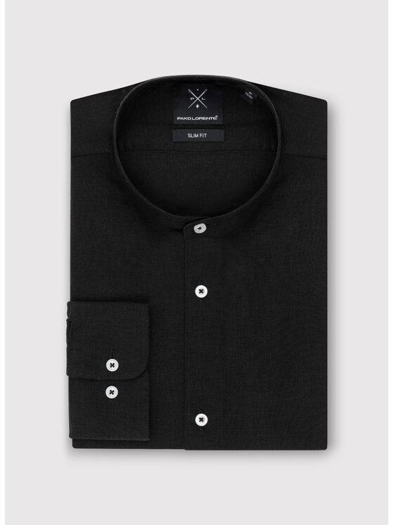 Pako Lorente Pako Lorente Koszula P25SF-1X-007 Czarny Slim Fit