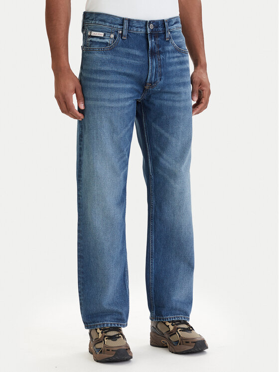 Calvin Klein Jeans Calvin Klein Jeans Džínsy 90S LV04RD722G Modrá Straight Fit