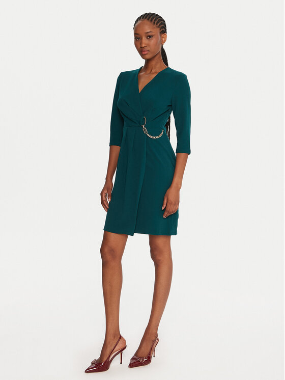 Rinascimento Rinascimento Coctailkleid CFC0020071002 Grün Regular Fit