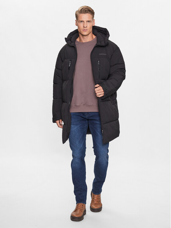 Didriksons Didriksons Μπουφάν χειμωνιάτικο Hilmer 504239 Μαύρο Loose Fit