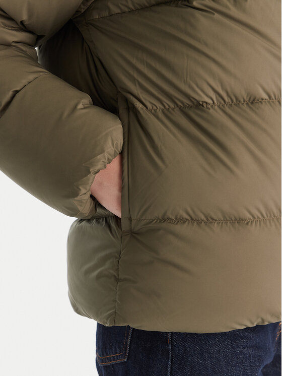 Tommy Hilfiger Tommy Hilfiger Geacă din puf WW0WW45739 Verde Regular Fit