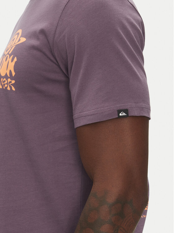 Quiksilver Quiksilver T-Shirt EQYZT08053 Fioletowy Regular Fit