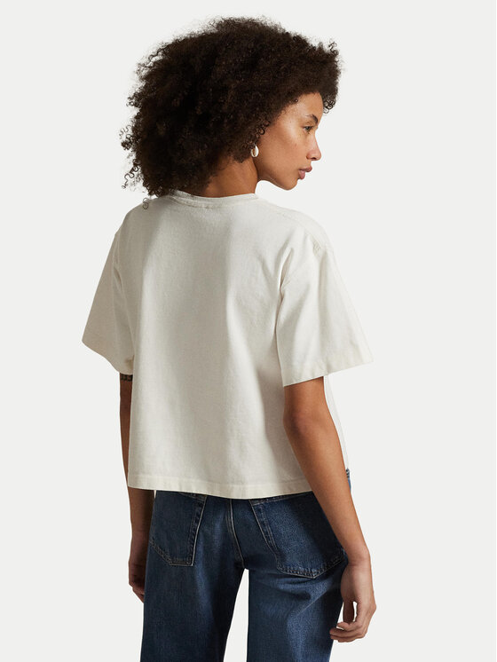 Polo Ralph Lauren Polo Ralph Lauren T-shirt 211973129001 Bijela Relaxed Fit