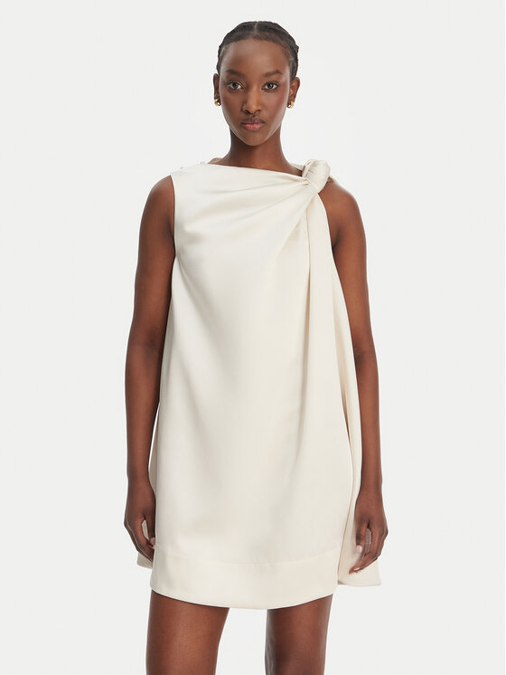 Eleh Eleh Cocktail obleka SS260328 Bela Relaxed Fit