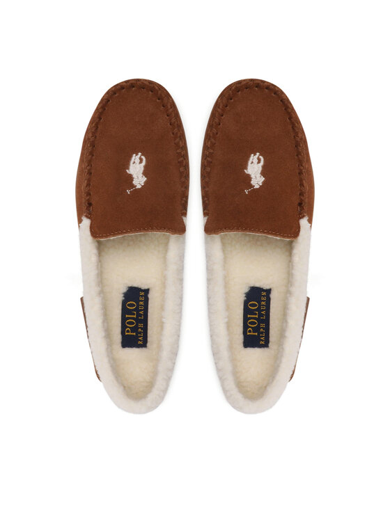 Polo Ralph Lauren Polo Ralph Lauren Παντόφλες Σπιτιού Collins RF103843 Καφέ
