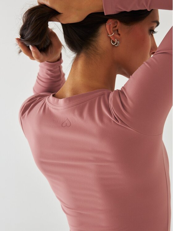 BeShaped BeShaped Longsleeve Morning Dew Różowy Shaping Fit