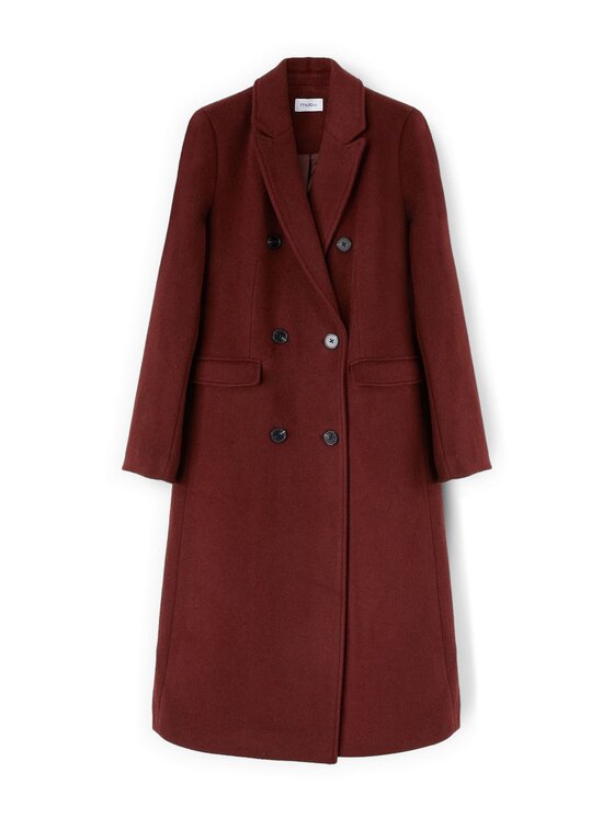 Motivi Motivi Cappotto 0084Q000602N022 Marrone Regular Fit