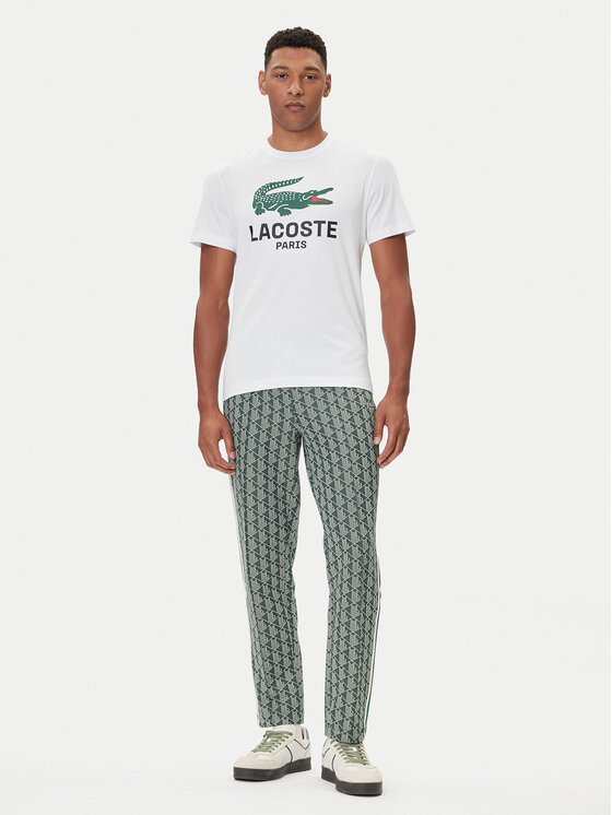 Lacoste Lacoste T-krekls TH5634 Balts Regular Fit