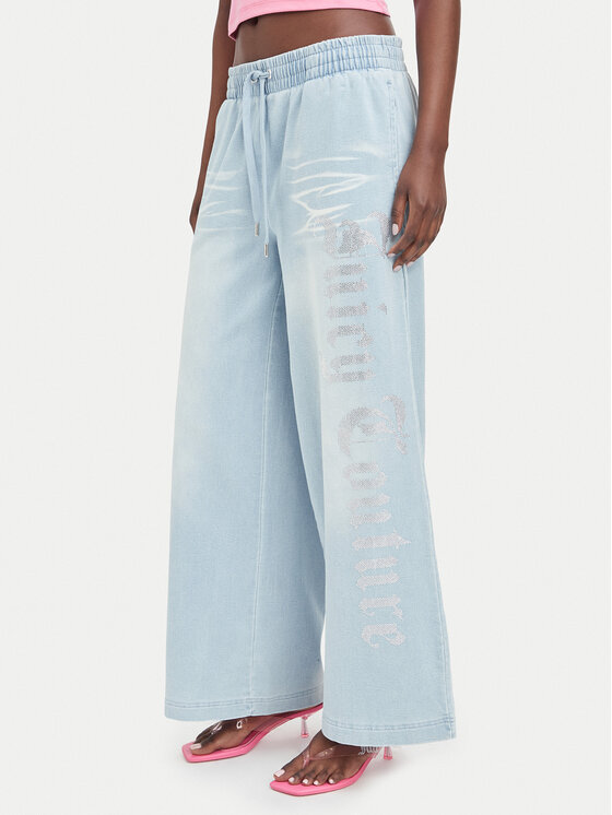 Juicy Couture Juicy Couture Traperice JCDBJ226962 Plava Wide Leg