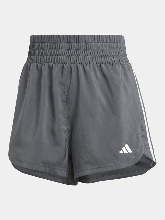 adidas adidas Sportovní kraťasy Pacer Training 3-Stripes IS2173 Šedá Regular Fit