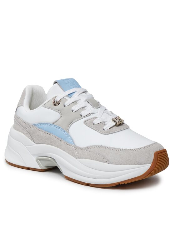 Tommy Hilfiger Tommy Hilfiger Сникърси Chunky Feminine Runner Hardware FW0FW07703 Сив