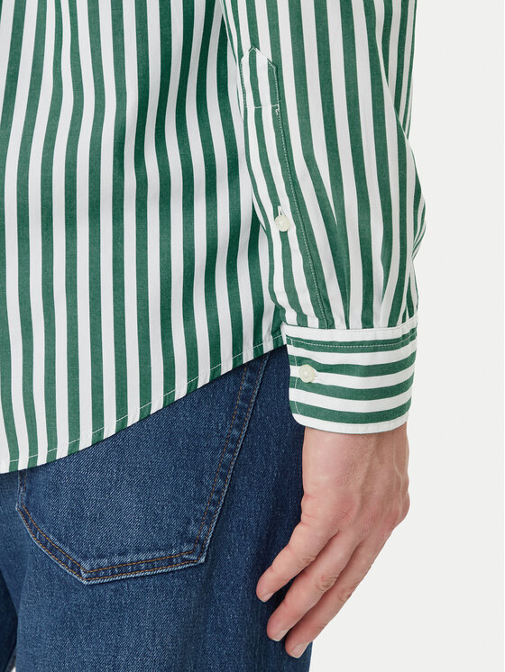 Tommy Hilfiger Tommy Hilfiger Koszula MW0MW42440 Zielony Regular Fit