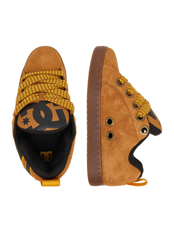 DC Shoes DC Shoes Sneakersy EO-COURT GRAFFIK PUFF DC04304272 Brązowy