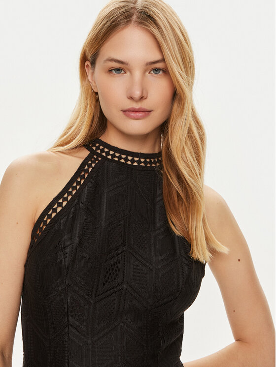 Guess Guess Abendkleid W2YK96 K3I20 Schwarz Regular Fit
