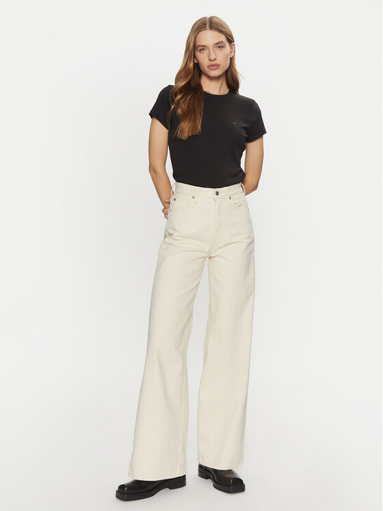 Calvin Klein Calvin Klein Póló K20K208049 Fekete Slim Fit