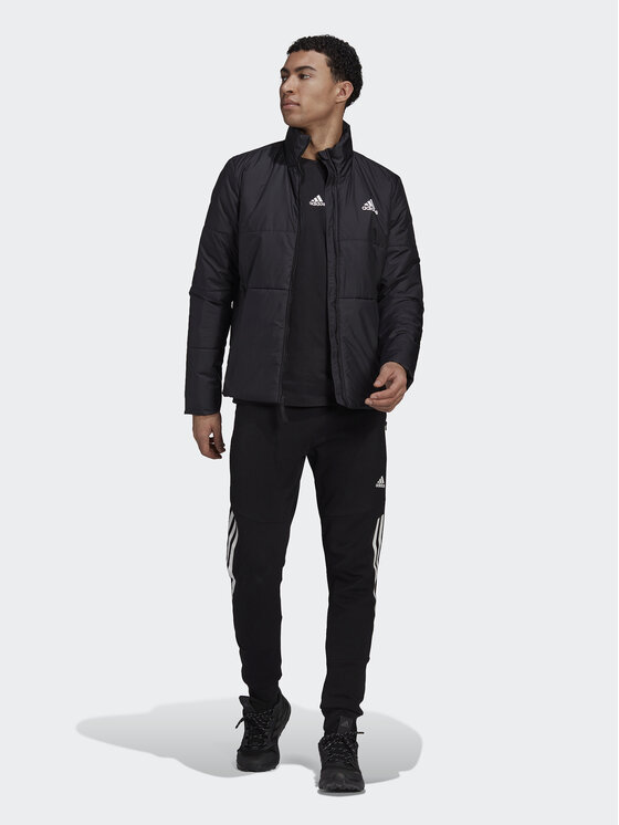 adidas adidas Зимно яке Bsc 3-Stripes HG8758 Черен Regular Fit
