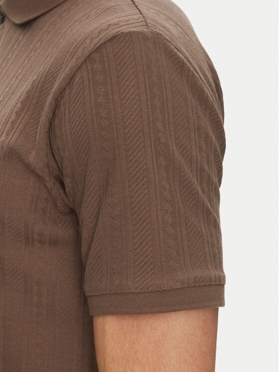 Selected Homme Selected Homme Polo 16094575 Bež Regular Fit