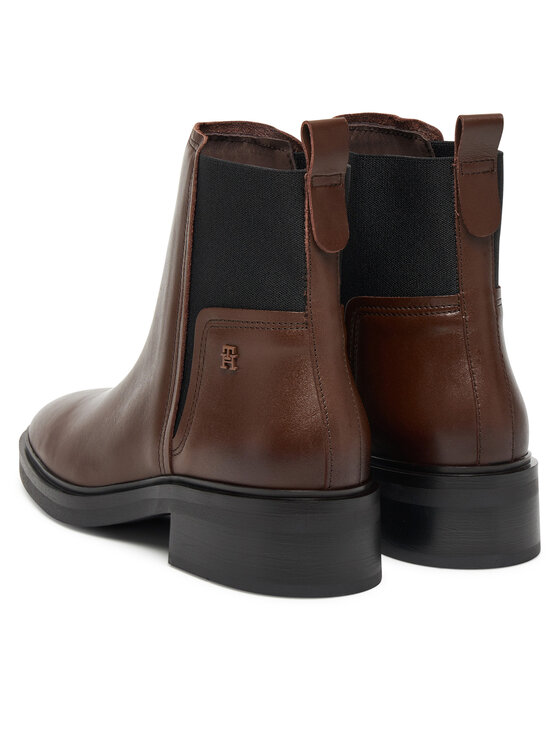 Tommy Hilfiger Tommy Hilfiger Боти тип челси Minimal FW0FW08978 Кафяв