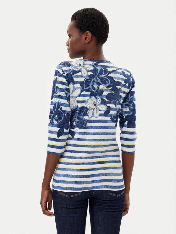 Olsen Olsen Bluzka 11105017 Granatowy Regular Fit