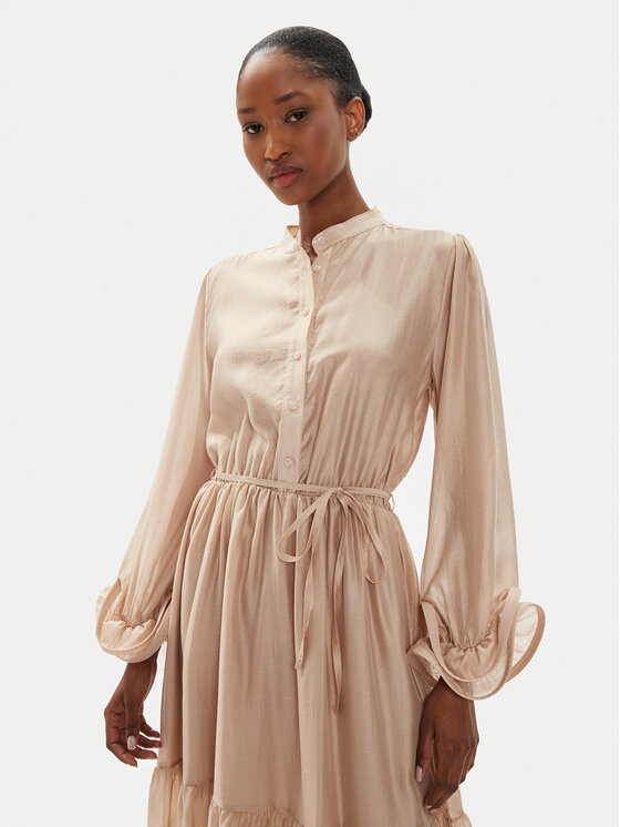 Dixie Dixie Rochie de zi A319J075 Bej Regular Fit