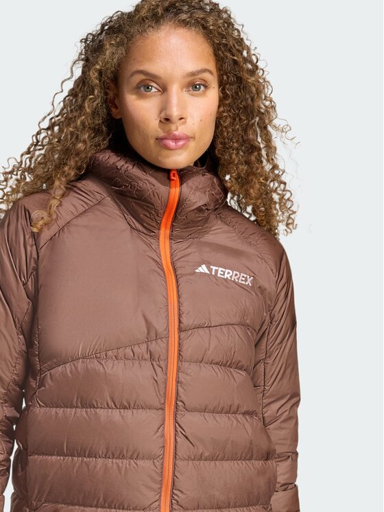 adidas adidas Kurtka puchowa Terrex Xperior Kremowy Regular Fit