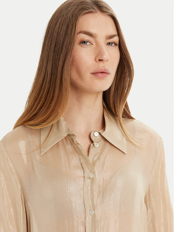 Marella Marella Särk Sedile 2513111011 Kuldne Regular Fit