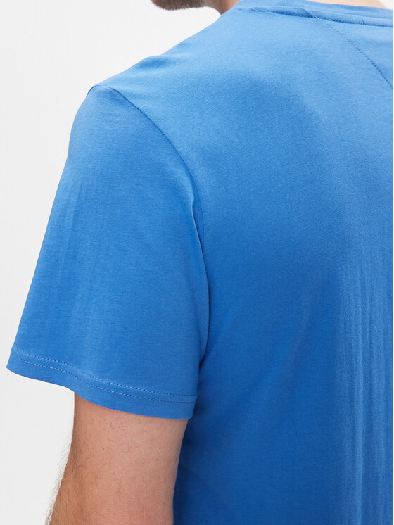 Tommy Jeans Tommy Jeans Tričko Tjm Slim Essential Tommy Tee DM0DM18264 Modrá Slim Fit
