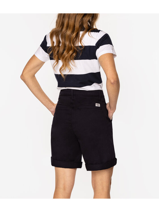 Lee Cooper Lee Cooper Bermudy HILL 3720 Granatowy Regular Fit