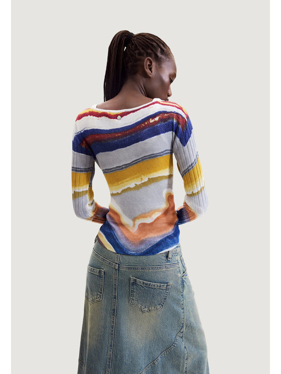 Desigual Desigual Πουλόβερ JERS_TERRA Μπλε