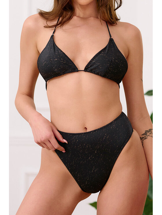 Love and Hate Love and Hate Bikini pezzo sopra Oahu Nero