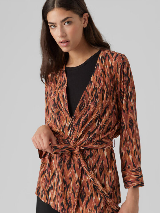 Vero Moda Vero Moda Блузка Easy 10297344 Коричневий Relaxed Fit