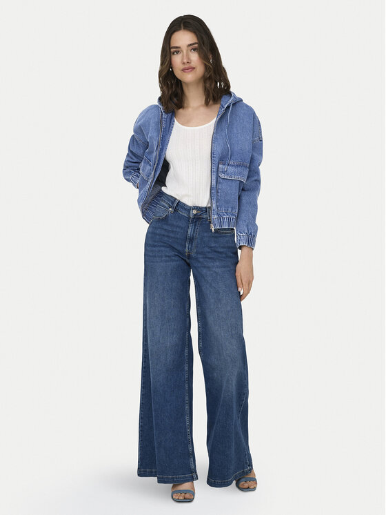 ONLY ONLY Kurtka jeansowa Kenzie 15356696 Niebieski Regular Fit