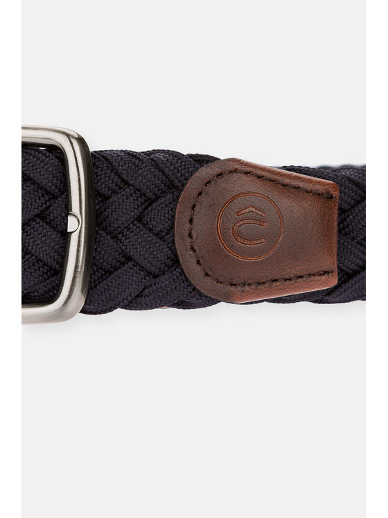 Lancerto Lancerto Pasek Męski Braid Granatowy