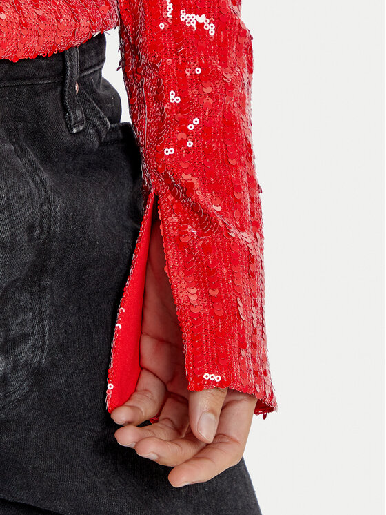 ROTATE ROTATE Blusa Georgia 1131493017 Rosso Regular Fit