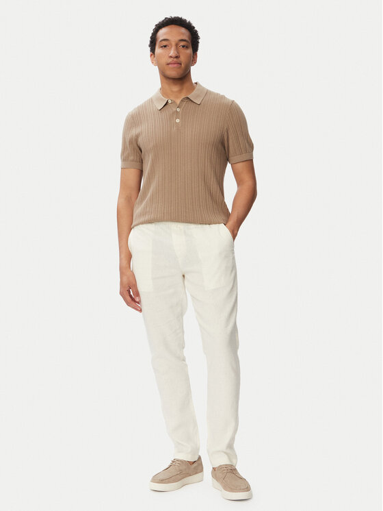 Tommy Hilfiger Tommy Hilfiger Chino hlače Harlem MW0MW42336 Kremna Regular Fit