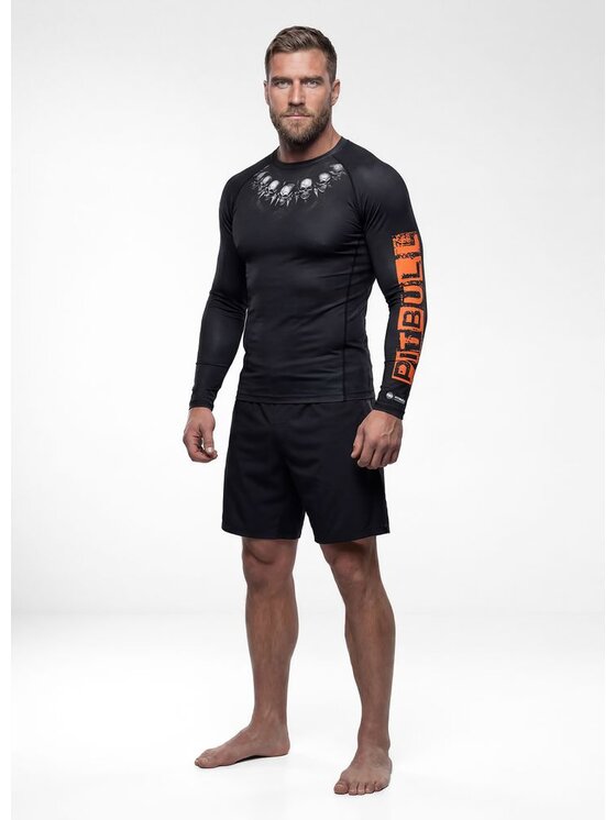 PITBULL PITBULL Koszulka techniczna BLACKY Czarny Regular Fit
